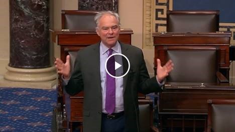 Kaine Senate Floor